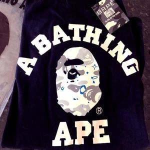 BAPE Space Bathing Ape NEW Glow Dark t-shirt